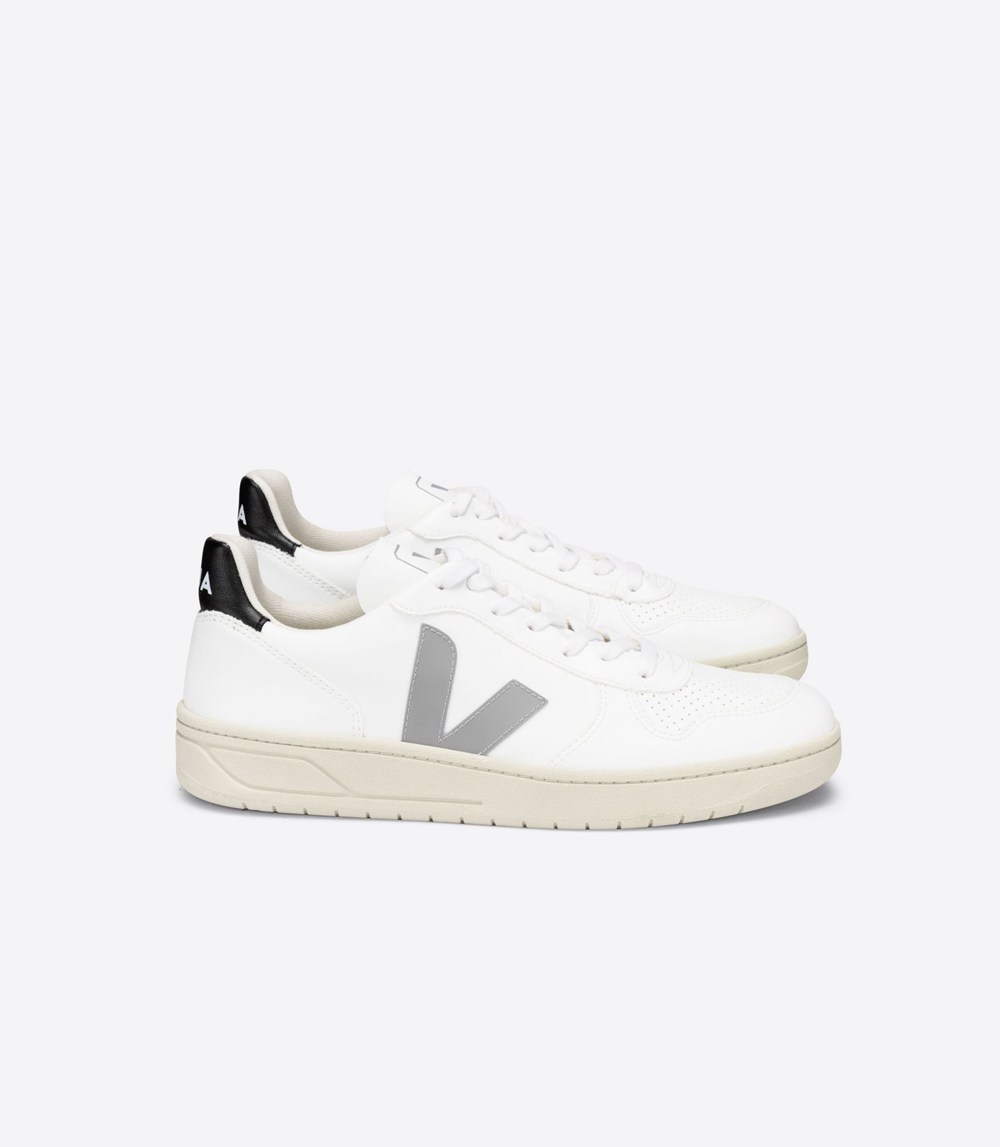 Veja Sneakers Mens - V-10 Cwl - White - 0478OSWXU